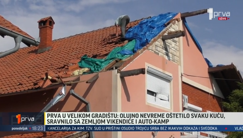 Nezapamćeno nevreme u Velikom Gradištu