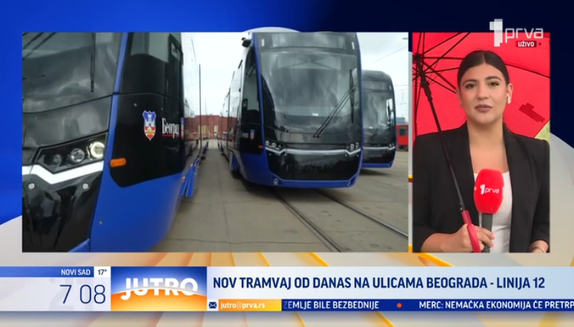 Prvi tramvaj saobraća na liniji 12: Evo do kada će biti svih 25 vozila na ulicama Beograda