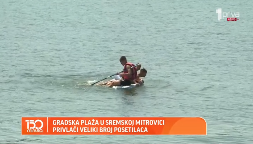 Gradska plaža u Sremskoj Mitrovici sve popularnija