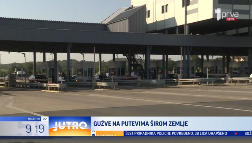 Gužve na putevima širom zemlje