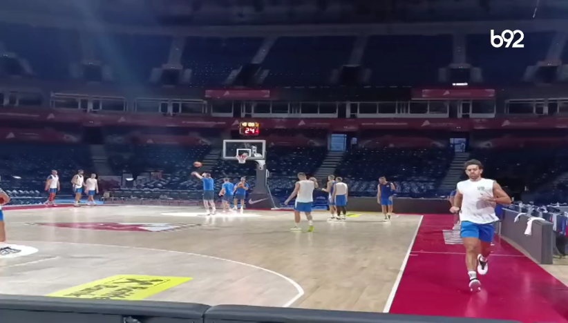 B92.sport na treningu "orlova": Srbija spremna za Sloveniju!