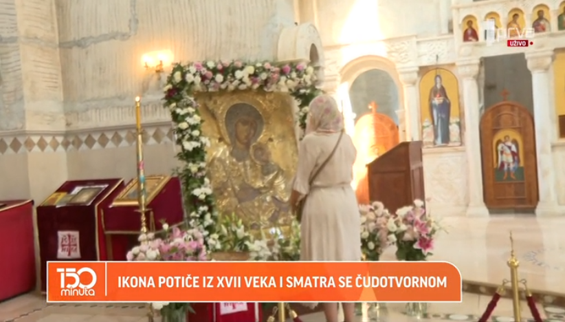 Ikona Presvete Bogorodice Stradalne izložena u Beogradu