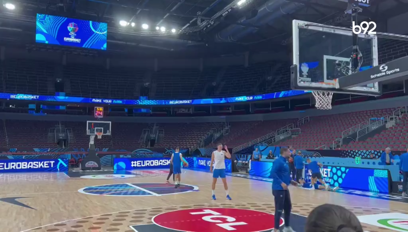 B92.sport na treningu Srbije: Namešta se ruka za Estoniju