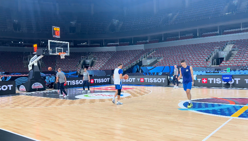 Trening Srbije pred Portugal