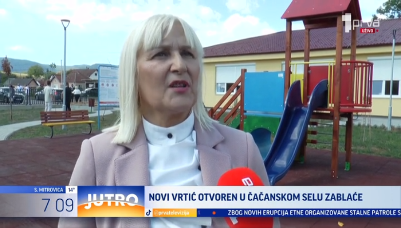 Otvoren novi vrtić u čačanskom selu Zablaće