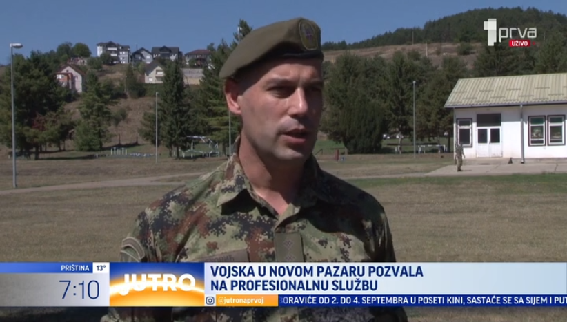 Vojska u Novom Pazaru pozvala na profesionalnu službu