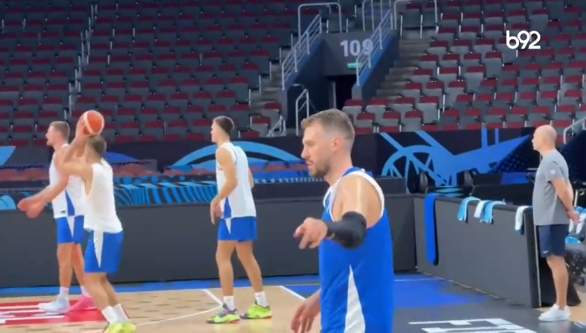 Srbija odradila poslednji trening pred Tursku