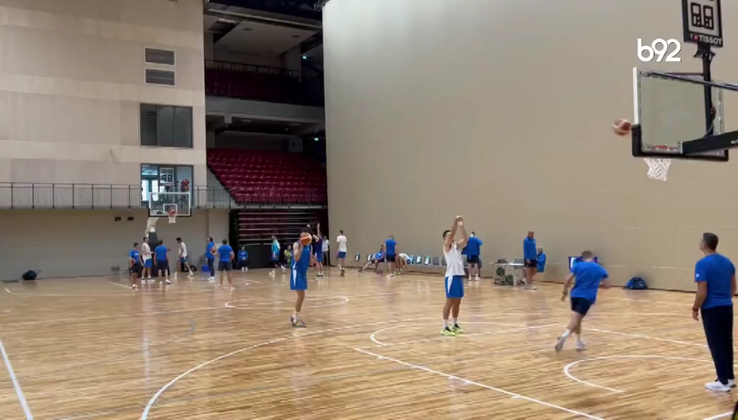 B92.sport na treningu Srbije: Pripreme za Finsku
