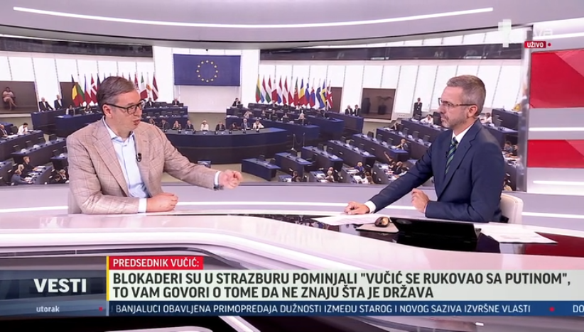 Vučić gost "Vesti" na TV Prva