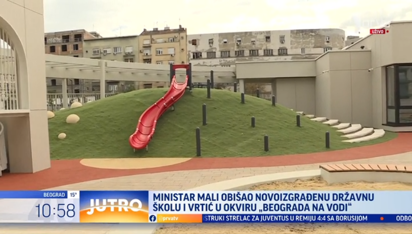 Mali obišao novoizgrađenu školu i vrtić u okviru "Beograda na vodi"
