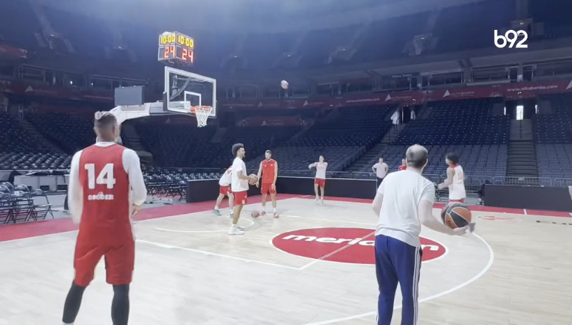 Trening Zvezde pred start Evrolige