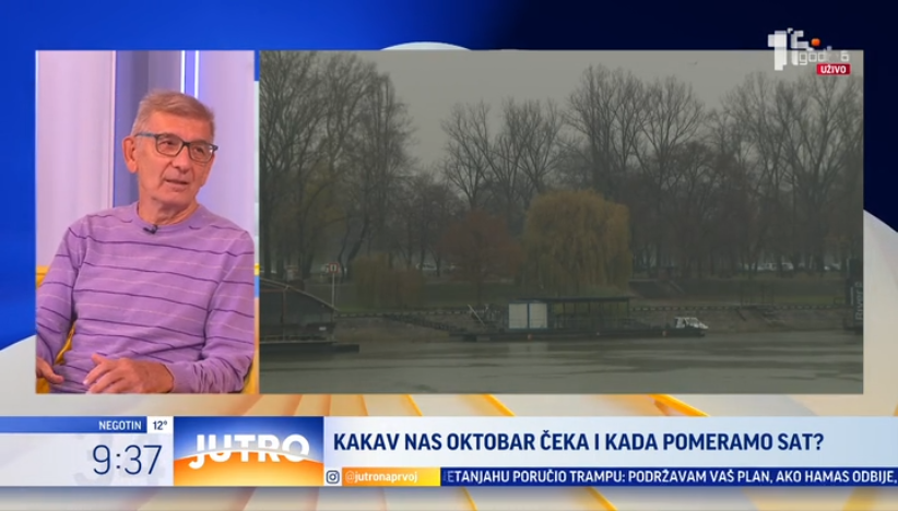 Gost Jutra meteorolog Nedeljko Todorović