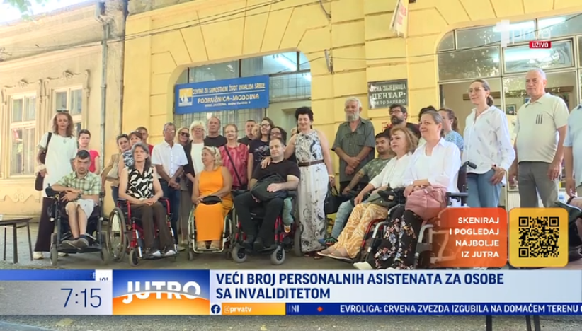 Veći broj personalnih asistenata za osobe sa invaliditetom