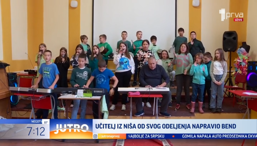 Učitelj iz Niša napravio bend od svog odeljenja
