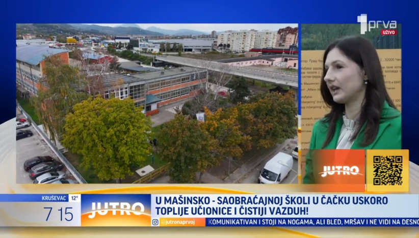 U čačanskoj školi uskoro toplije učionice i svežiji vazduh