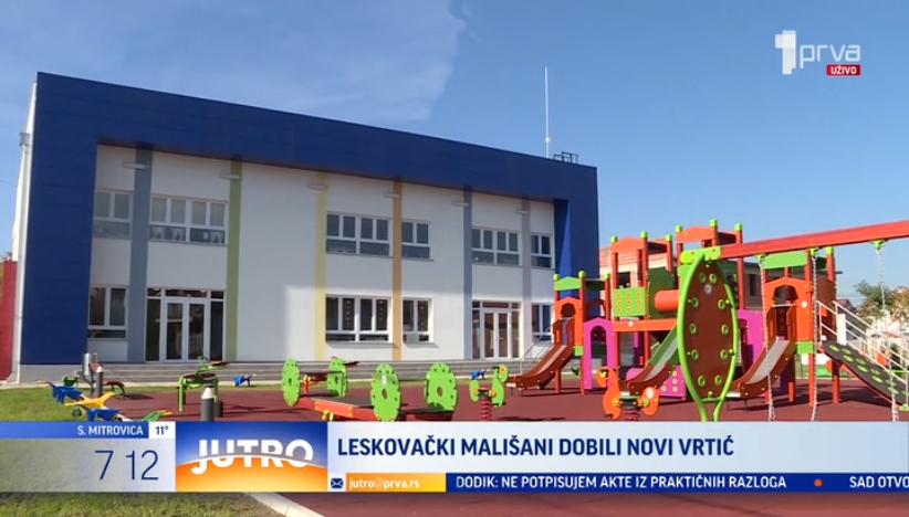 Novi vrtić u Leskovcu otvorio svoja vrata