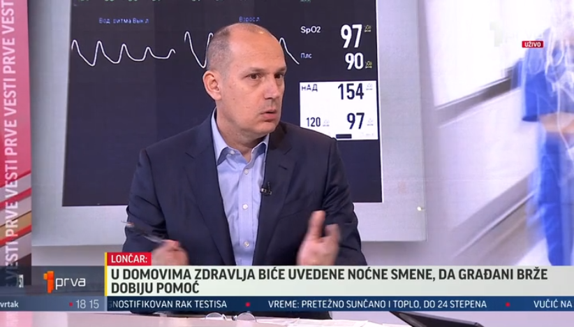 Lončar o uvođenju noćnih smena u Domove zdravlja