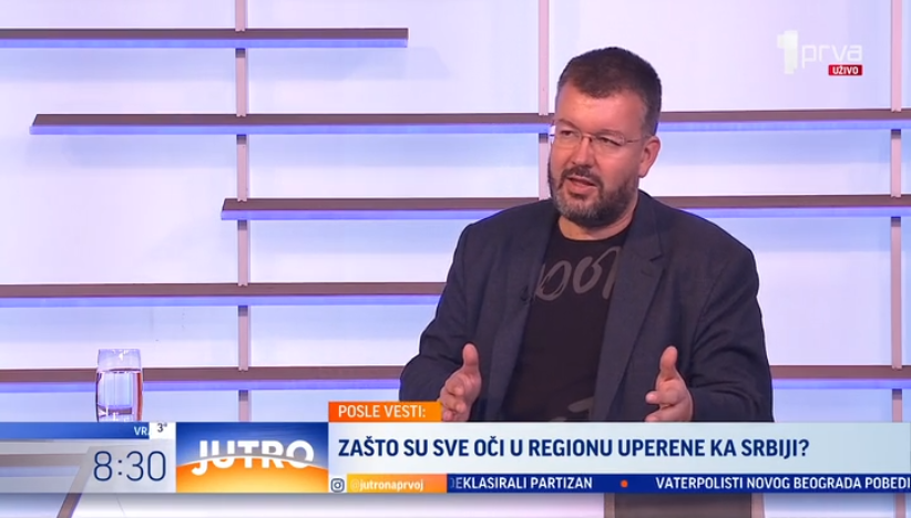 Čedomir Antić za Prva TV o društveno-političkoj situaciji u zemlji
