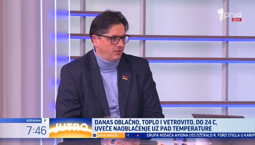 Uglješa Mrdić gost TV Prva