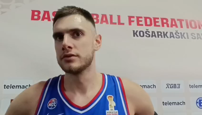 Stefan Momirov posle pobede Srbije nad BiH u Sarajevu