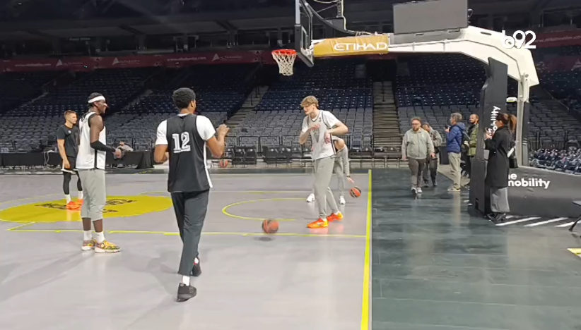 Trening Partizana pred Bajern