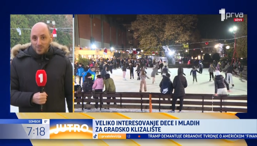 Veliko interesovanje dece i mladih za gradsko klizalište