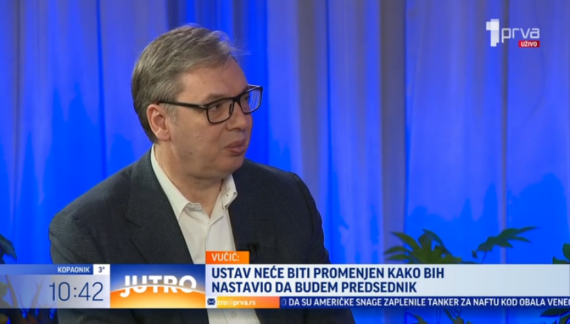 Vučić iz Niša gost Jutra na TV Prva – razgovor o svim aktuelnim temama
