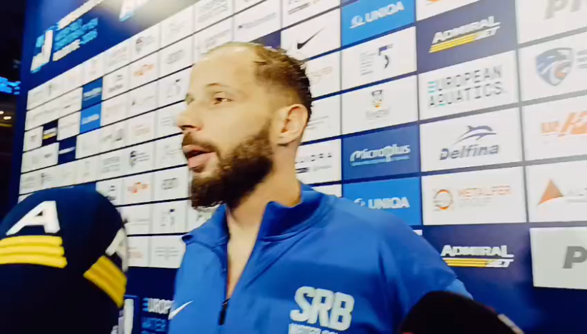 Nikola Dedović posle pobede Srbije nad Španijom