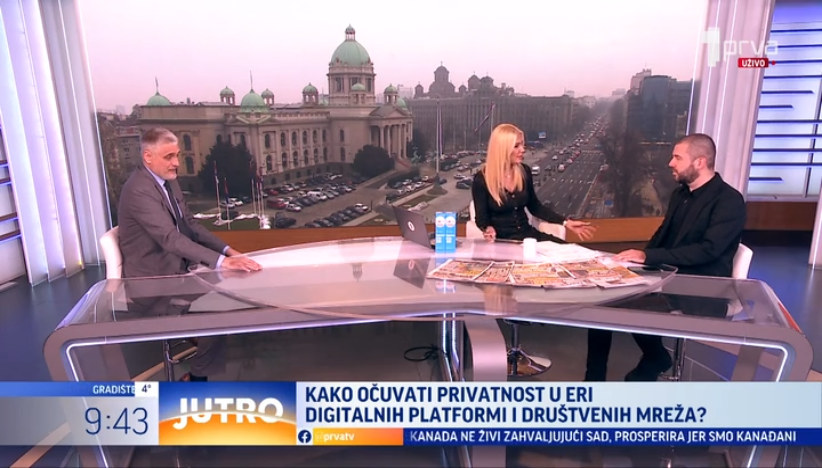 Čedomir Jovanović i Aleksandar Kos u Jutru na Prvoj