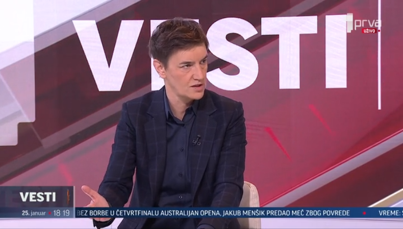 Brnabić: Vučić traži da se radi više, da se razmišlja o budućnosti