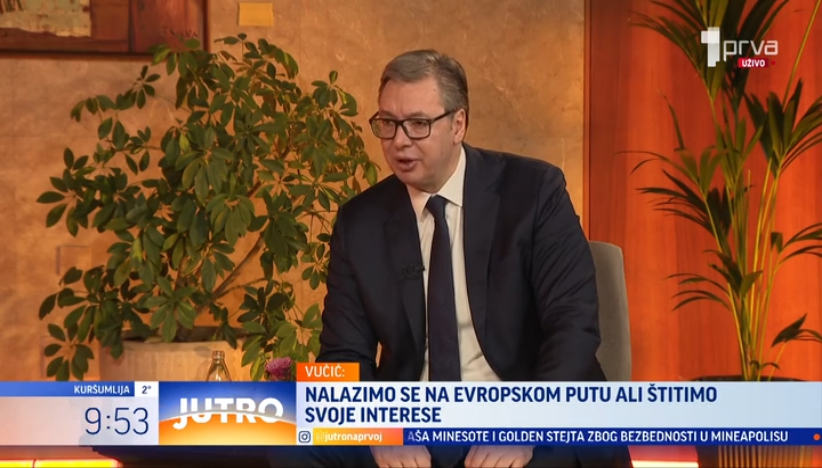 TV Prva u Palati Srbija: Vučić gost Jutra pred sednicu Vlade
