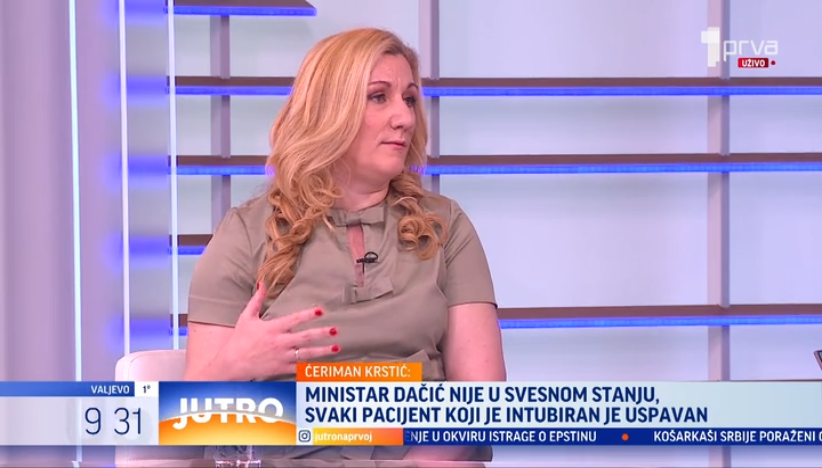 Dačić i dalje na respiratoru