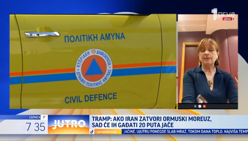 Uključenje Milke Kiriakoudes u Jutro