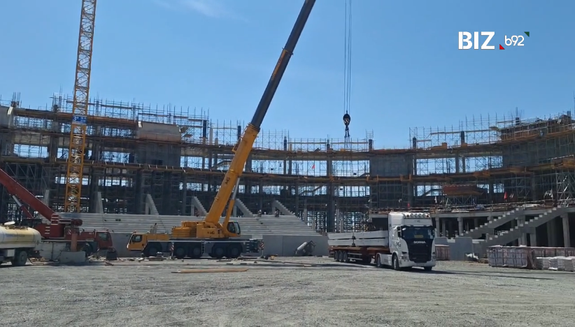 EXPO gradilište, april 2026: Radovi na Nacionalnom stadionu