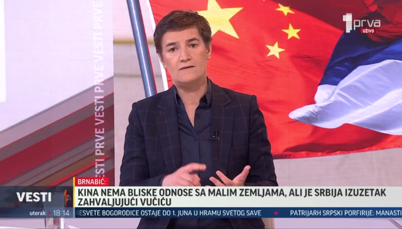 Brnabić: "Istorijska poseta Vučića Kini"