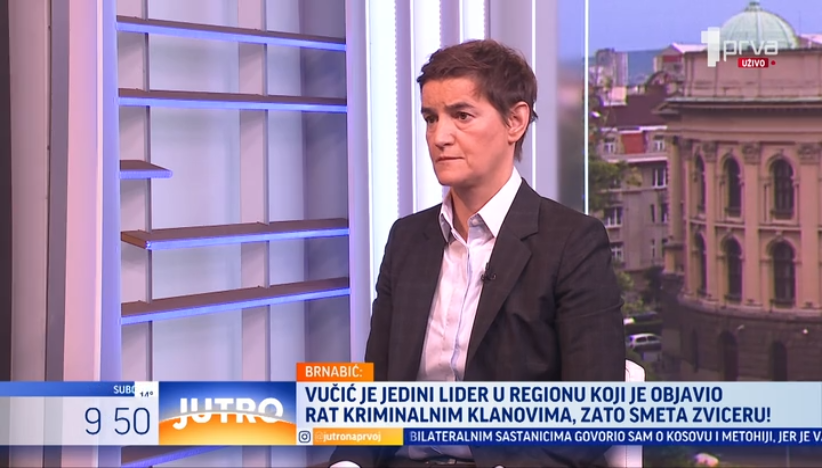 Brnabićeva: "Vučić imao uspešno učešće na Samitu u Tivtu"