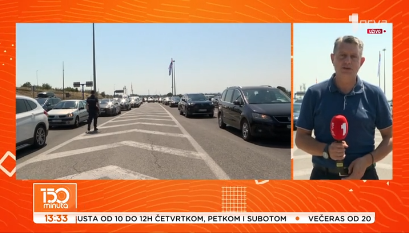 Gužve na Tabanovcima: Veliki red za plaćanje kazni