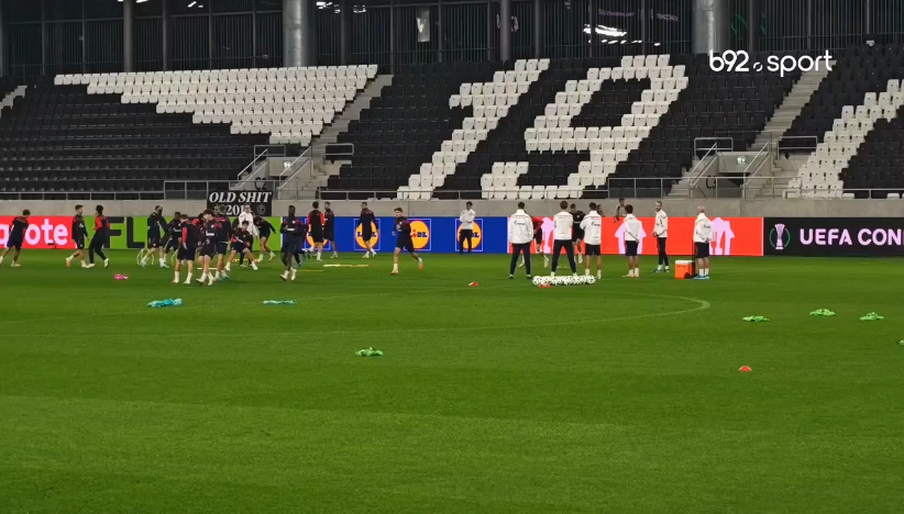 B92.sport u Luganu: Poslednje pripreme Zvezde za prvi izazov u LK