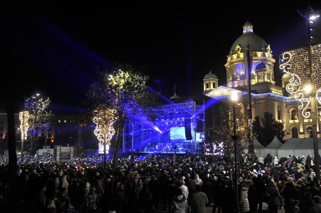 New Year celebrated across Serbia