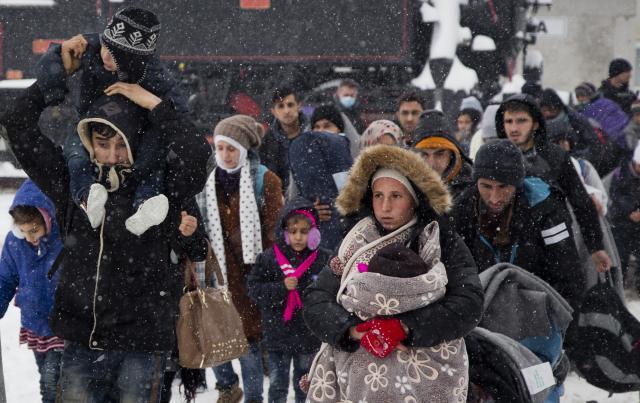 "Migrants taken good care of despite cold weather"