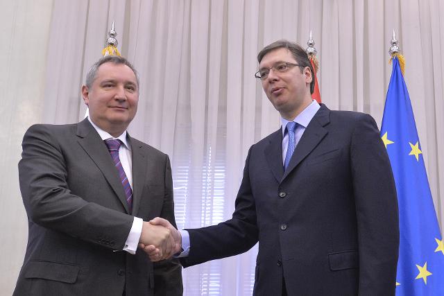 PM meets with Rogozin, says Serbia 