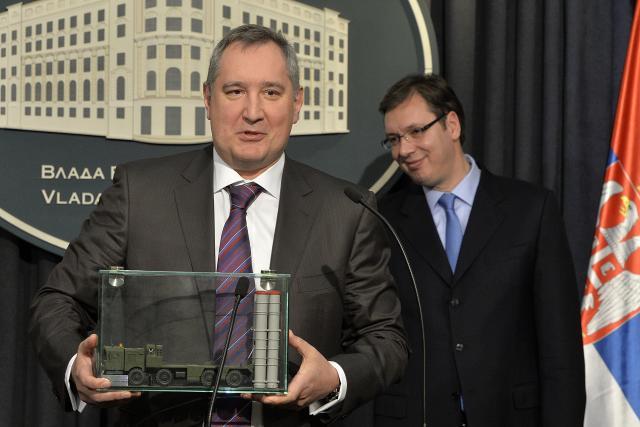 Rogozin asks Vucic to help find "great-grandfather's grave"