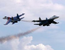 A pair of Su-27s (Getty Images, file, illustration purposes)