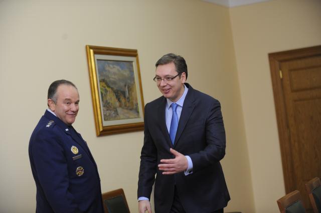 Vucic tells Breedlove KFOR has key role in protecting Serbs