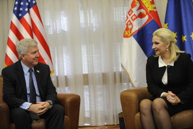 Ambasador SAD: Pohvala doprinosu Mihajlovićeve