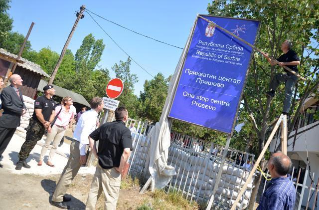 New pavilions for migrants opened in Presevo