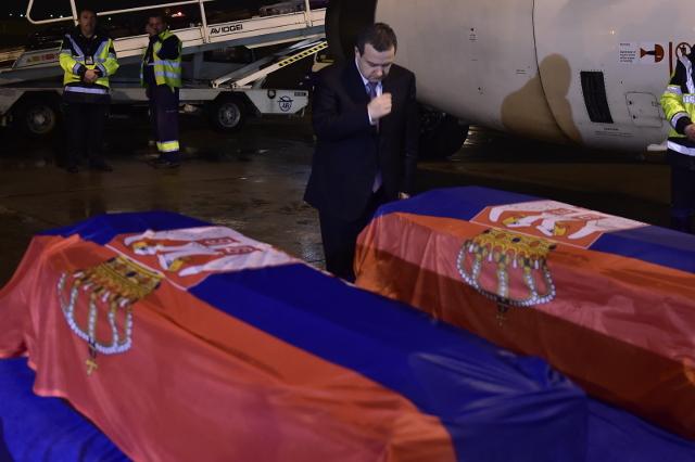 Remains of Serbians killed in Libya arrive home