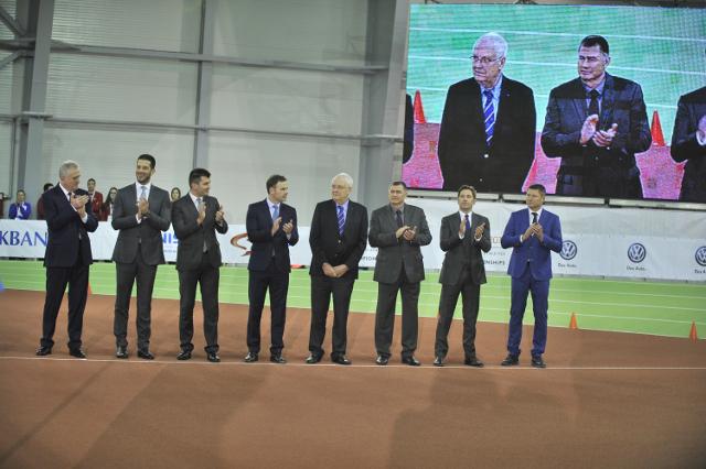 President opens new athletics hall in Belgrade