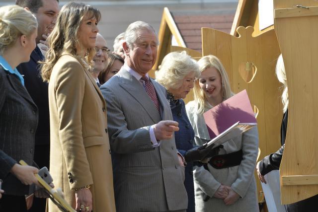 Prince Charles and his wife visit Novi Sad