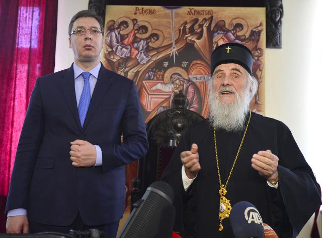 PM and patriarch discuss church-sate relations, RS